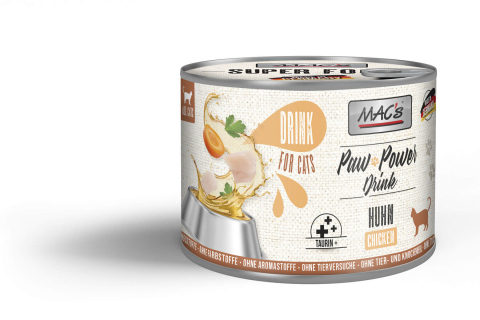 HRANA UMEDA - MACs Cat Paw Power Drink Pui 200g Supa de pui pentru pisici