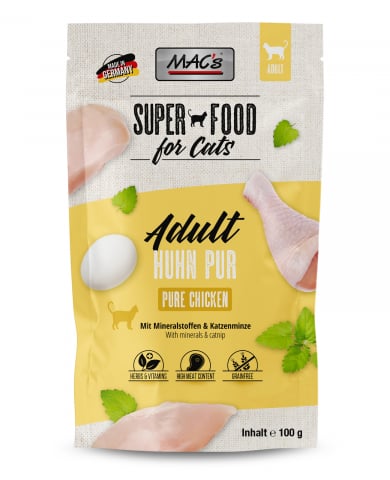 HRANA UMEDA - MACs Cat Pouchpack Pure Chicken 100g (Carne de pui pură)