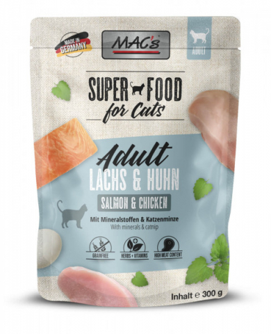 PISICI - MACs Cat Pouchpack Salmon and Chicken 100g