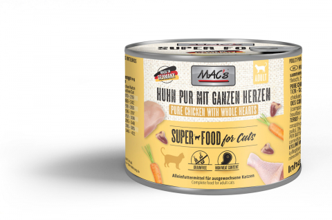 HRANA UMEDA - Macs Cat Pure Chicken with Whole Hearts 200g
