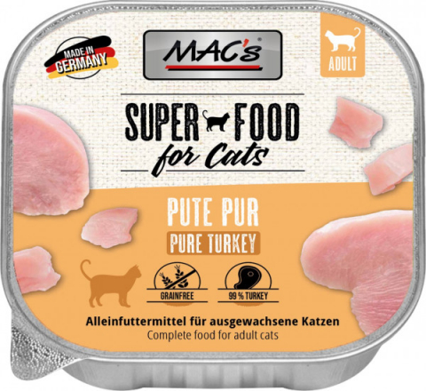 HRANA UMEDA - MACs Cat Pure Turkey 100g