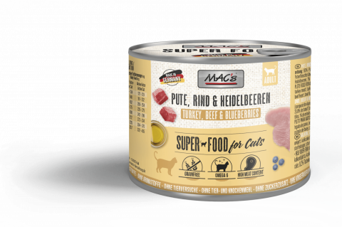 HRANA UMEDA - MACs Cat Turkey Beef and Blueberries 200g