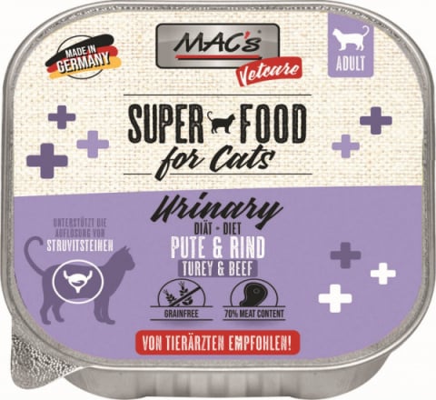 PISICI - MACs Cat Vetcare Urinary Turkey and Beef 100g