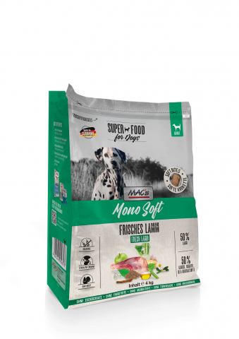 CAINI - Macs Dog Mono Soft Fresh Lamb 4kg (Miel proaspăt)