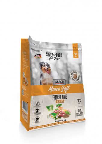 HRANA USCATA - Macs Dog Mono Soft Fresh Duck 4kg (Rață proaspătă)