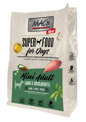 HRANA USCATA - MACs Dog Mono Mini Adult Lamb 7kg