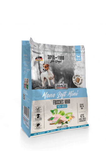 HRANA USCATA - Macs Dog Mono Soft Mini Fresh Chicken 4kg (Pui proaspăt)