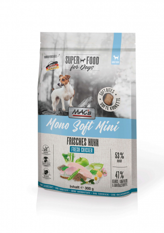 Macs Dog Mono Soft Mini Fresh Chicken 300g (Pui)