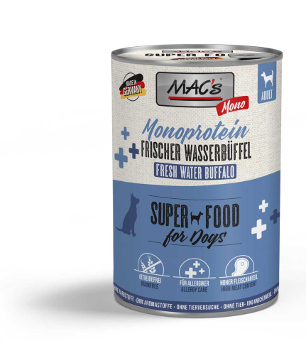 Conserve - Macs Dog Mono Water Buffalo 400g (Bivol)