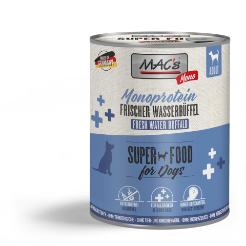 CAINI - Macs Dog Mono Water Buffalo 800g (Bivol)