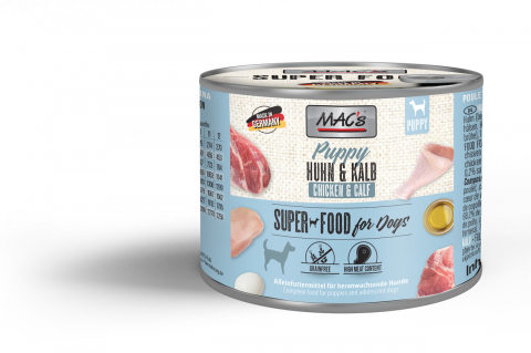 Conserve - MACs Dog Puppy Chicken and Calf 200g (Pui și Vițel)