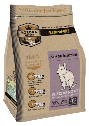 ROZATOARE - Natural Crown Veverite Degu Hrana Amestec - 750G