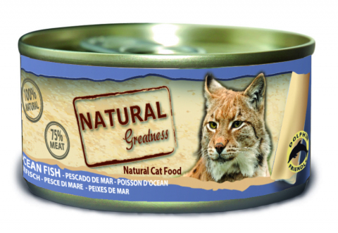 HRANA UMEDA - Natural Greatness Cat Oceanic Fish 70gr (peste oceanic)