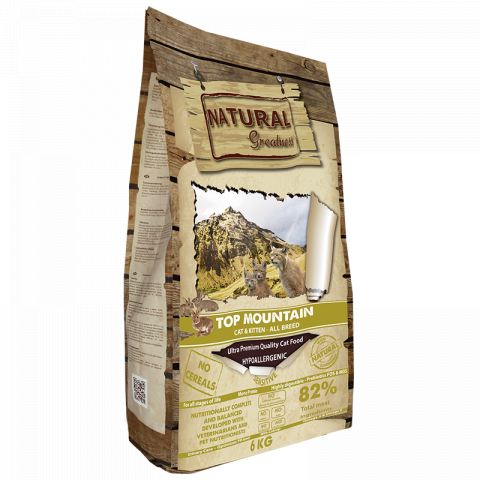 HRANA USCATA - Natural Greatness Cat Top Mountain Recipe  Cat & Kitten - All breeds 6kg (iepure)