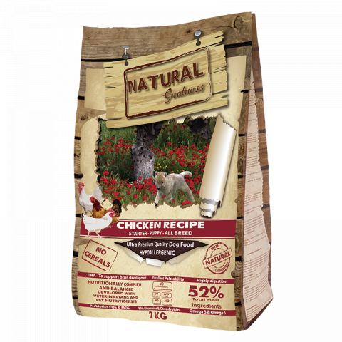 HRANA USCATA - Natural Greatness Chicken Recipe Starter-Puppy 2kg (pui)