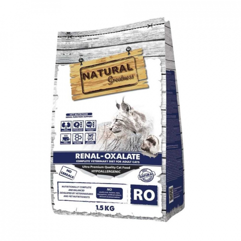 Dieta - Natural Greatness Diet Cat Renal-Oxalate 1.5KG