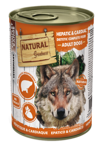 CAINI - Natural Greatness Diet Dog Hepatic-Cardiac 400g - Natural Greatness Dog