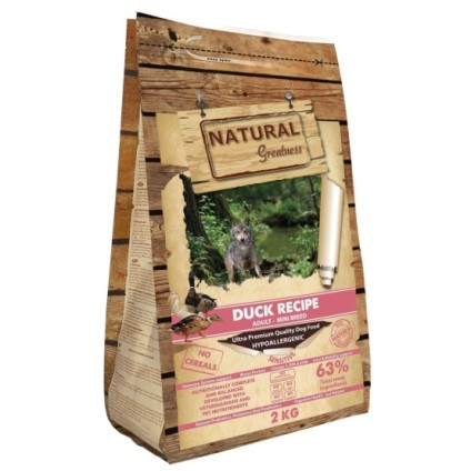 CAINI - Natural Greatness Dog Duck Recipe Adult Mini Breed 2kg