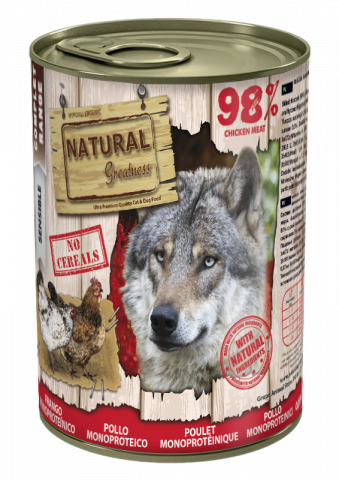 HRANA UMEDA - Natural Greatness Dog Monoproteic Chicken Recipe 400g
