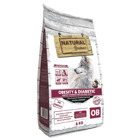 CAINI - Natural Greatness Vet Diet Obesity & Diabetic 6kg
