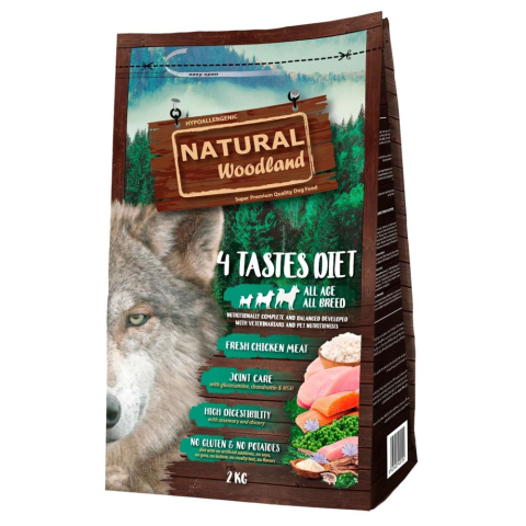 CAINI - Natural Woodland 4 Tastes Diet  2kg