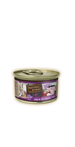 PISICI - Natural Woodland Cat Rabbit with Apple and Blackberries 85g
