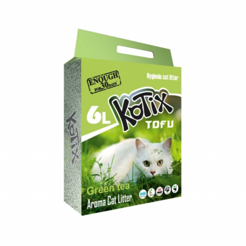 PISICI - Nisip Pisici Tofu Kotix Ceai Verde 6L