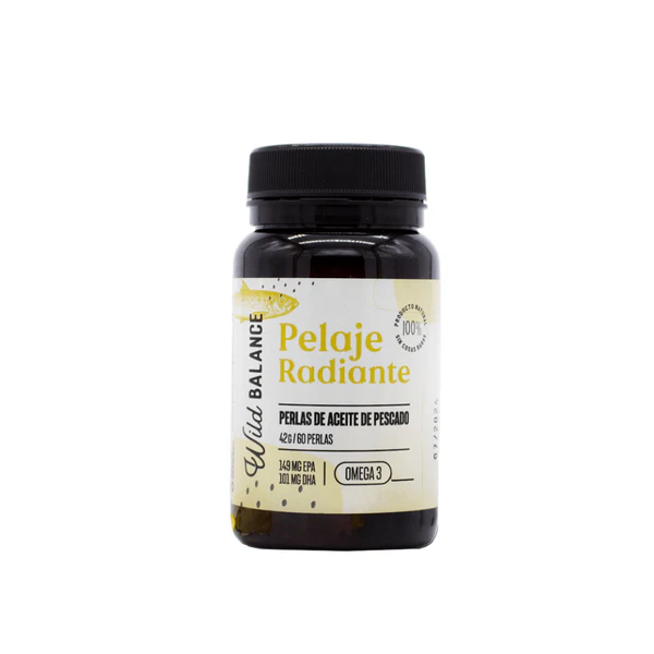 WILD BALANCE PELAJE RADIANTE - Capsule Omega 3 din Ulei de Pește pentru Câini și Pisici [0]