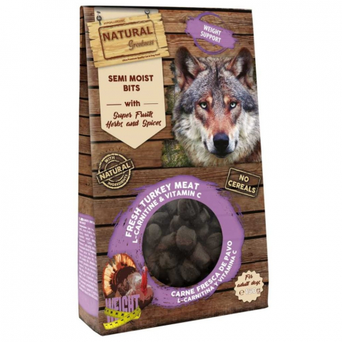 RECOMPENSE - Recompense Natural Greatness Semi Moist Bits Weight Support 150g (bucatele semi moi, controlul greutatii)