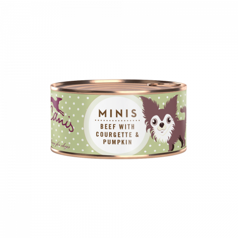 HRANA UMEDA - Terra Canis Dog Mini Beef 100g (Vită cu zucchini și dovleac)