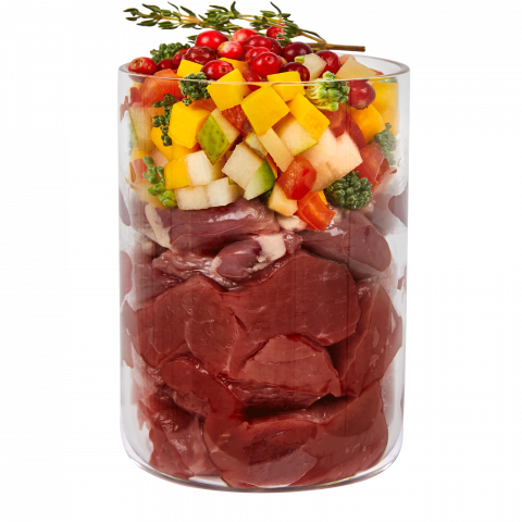Terra Canis Marktragout Game Chicken 385g(Vânat și pui cu dovleac, pere și cimbru) [1]