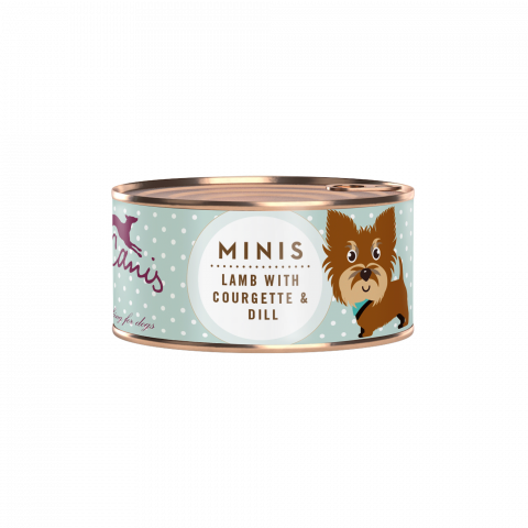 HRANA UMEDA - Terra Canis Mini Lamb 100g (Miel cu dovlecei și mărar)