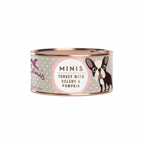 HRANA UMEDA - Terra Canis Dog Mini Turkey 100g (Curcan cu țelină și dovleac)