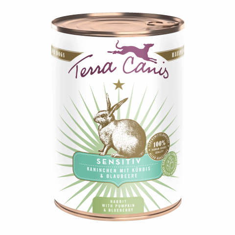 HRANA UMEDA - Terra Canis Sensitive Rabbit 400g ( Iepure cu dovleac și afine)