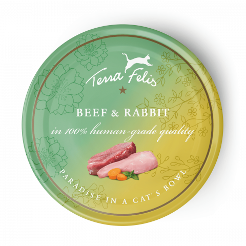 HRANA UMEDA - Terra Felis Beef Rabbit 80g (vita si iepure)