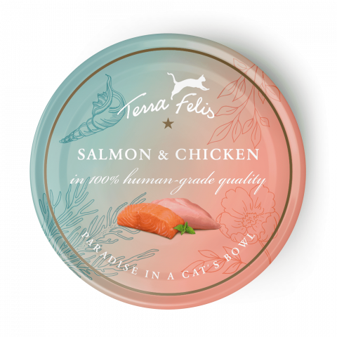 HRANA UMEDA - Terra Felis Salmon Chicken 80g (Somon și Pui)