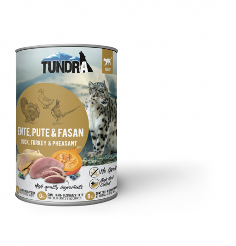 Tundra Cat Duck, Turkey & Pheasant 400g (rață, curcan & fazan) Hrana Umeda Pisici