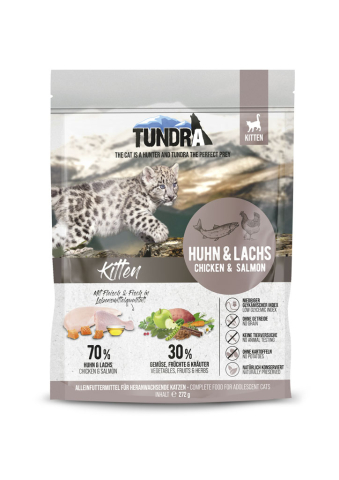 Tundra Cat Kitten  Salmon & Chicken 272g (Somon & Pui) Hrana Premium Pisici