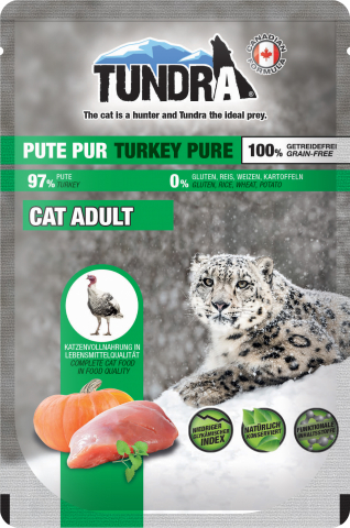 PISICI - Tundra Cat Pouchpack Turkey pure 85g (curcan) Hrana Umeda Pisici