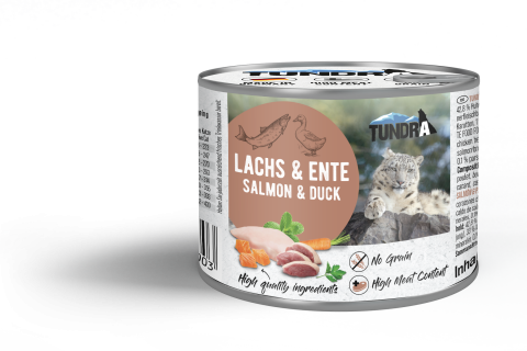 HRANA UMEDA - Tundra Cat Salmon & Duck 200g (somon & rață) Hrana Umeda Pisici