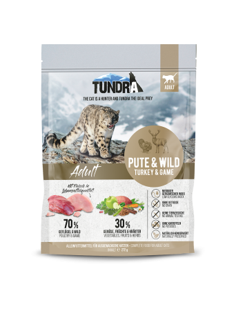 Tundra Cat Turkey & Game 272g (Curcan & Vanat) Hrana Premium Pisici