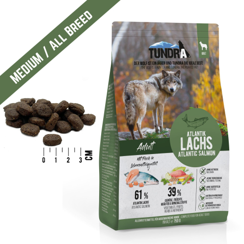 HRANA USCATA - Tundra Dog Atlantic Salmon Medium/All breed 750G (somon) Hrana Uscata Caini