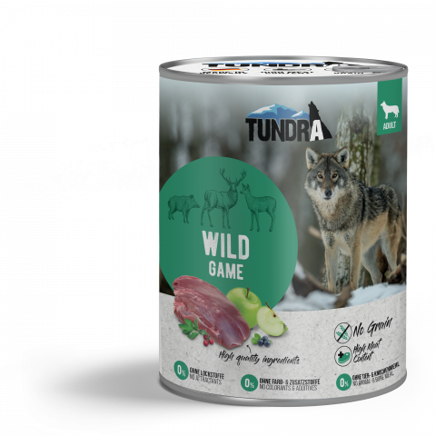 CAINI - Tundra Dog Game 800g (vânat) Hrana Umeda Caini
