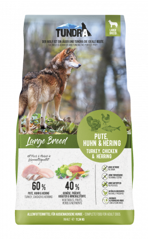 Tundra Dog Large Breed Turkey, Chicken & Herring 11,34kg (curcan, pui & hering) Hrana Uscata Caini [2]