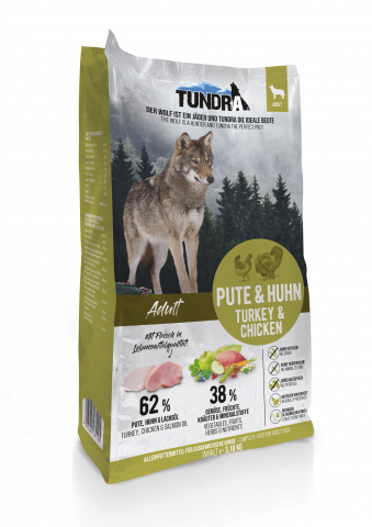 Tundra Dog Turkey & Chicken 3,18kg (curcan & pui) Hrana Uscata Caini
