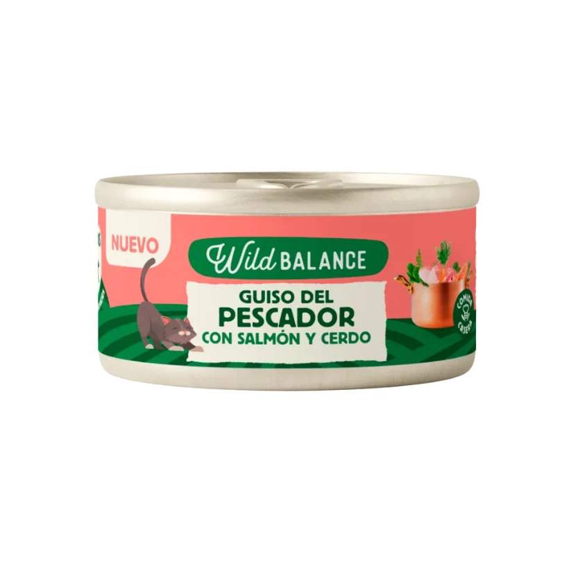 HRANA UMEDA - Wild Balance Cat Farmer's Stew Salmon and Pork 80g (Somon si Porc)