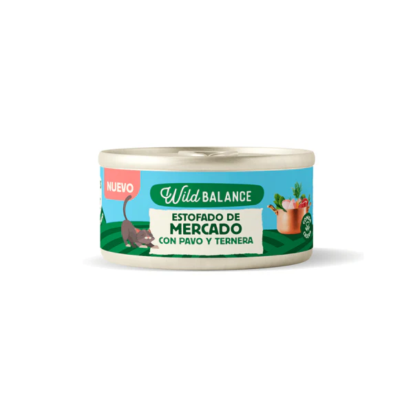HRANA UMEDA - Wild Balance Cat Farmer's Stew Turkey and Beef 80g