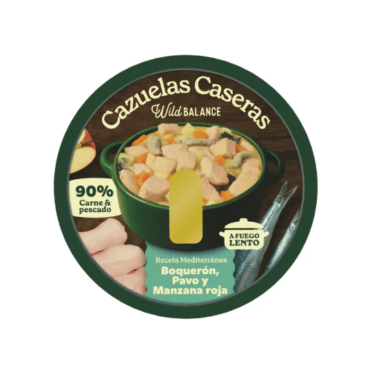 Conserve - Wild Balance Dog Anchovy, Turkey and Apple 280g - Homemade Casserole (Hamsie, Curcan si Mar)