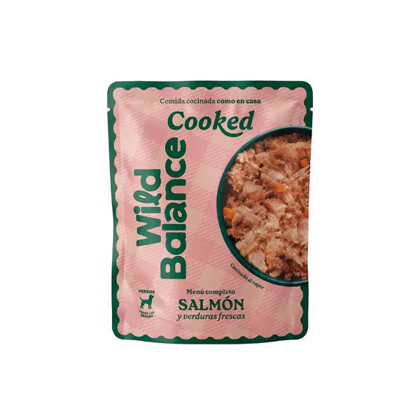 Plicuri - Wild Balance Dog Pouch Salmon 400g - Cooked Food (Somon)