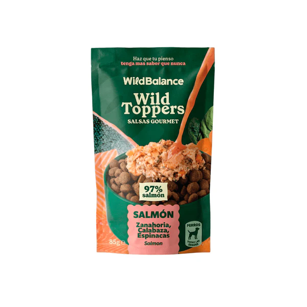 Plicuri - Wild Balance Dog Toppers Salmon and Vegetables 85g - Salsas Gourmet (Somon si Legume)